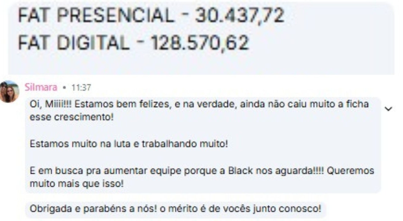Print de conversa com Djuna Joias